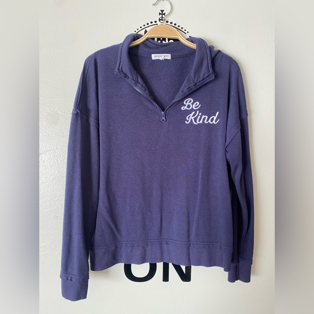 Grayson Threads | “Be Kind” Quarter Zip Size L